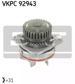 Водяной насос SKF для NISSAN 350 Z купе (Z33) 3.5